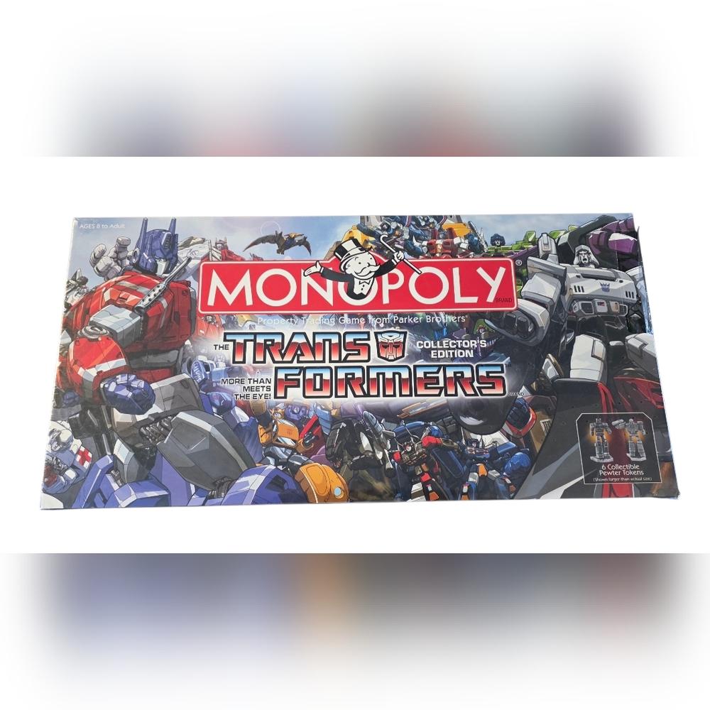 Monopoly Transformers Collector's Edition Board Game